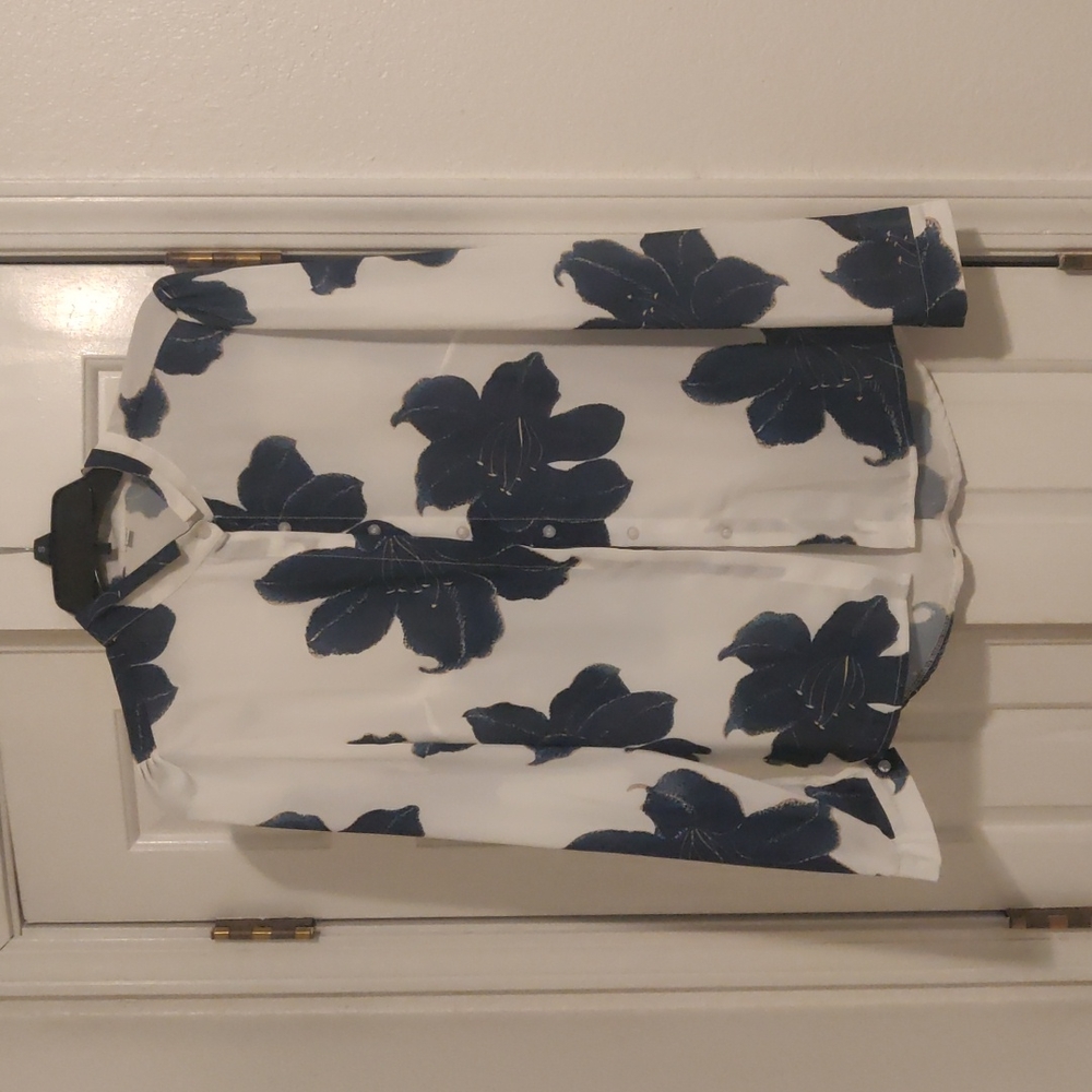 floral print blouse